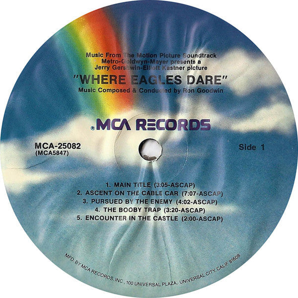 Ron Goodwin - Where Eagles Dare (Music From The Motion Picture Sound Track) - LP
